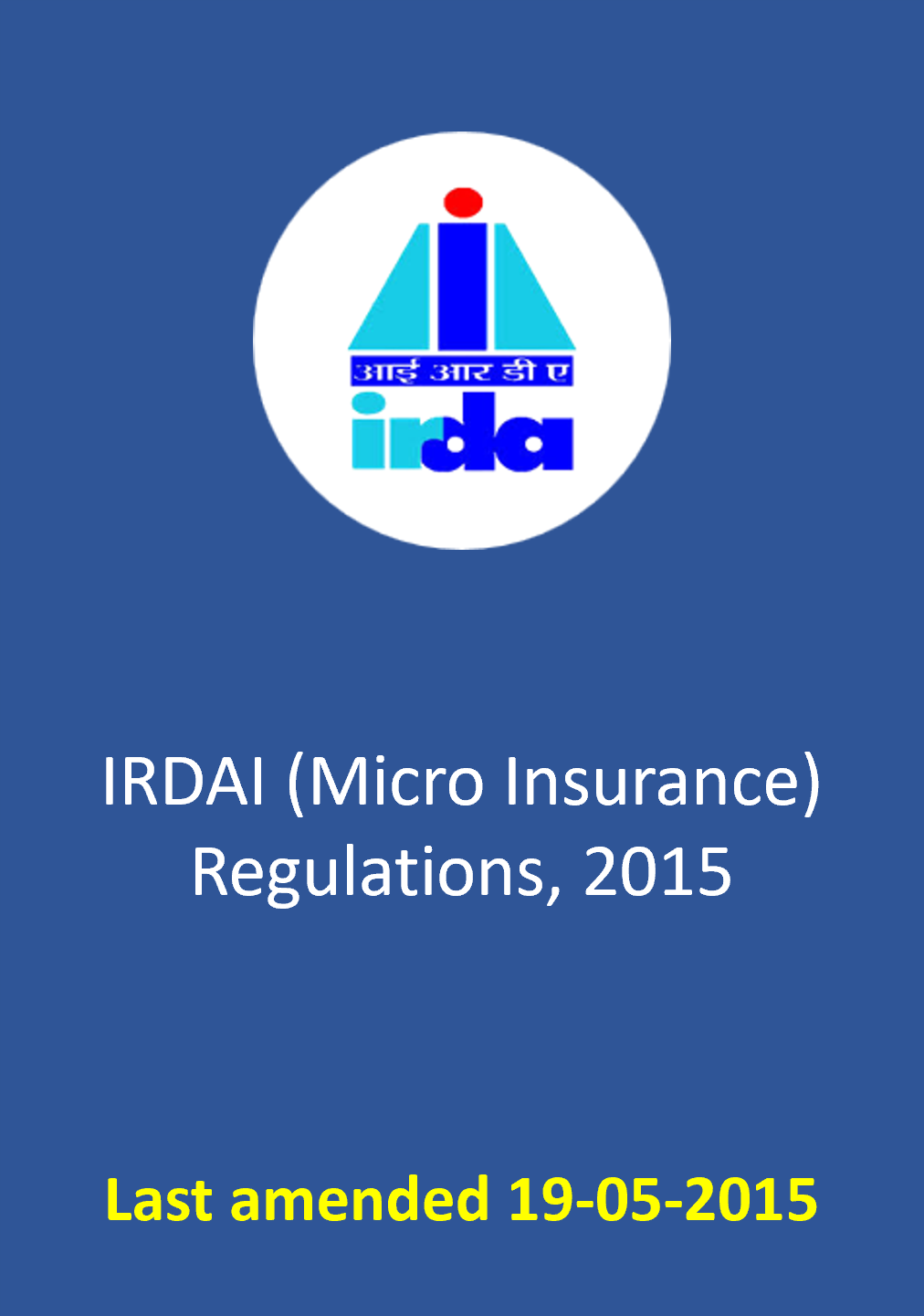 IRDAI (Micro Insurance) Regulations, 2015